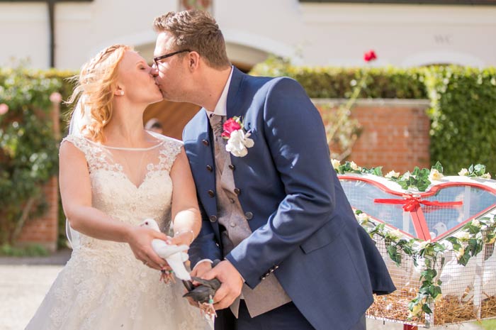 Hochzeitstauben als perfektes Hochzeitsgeschenk